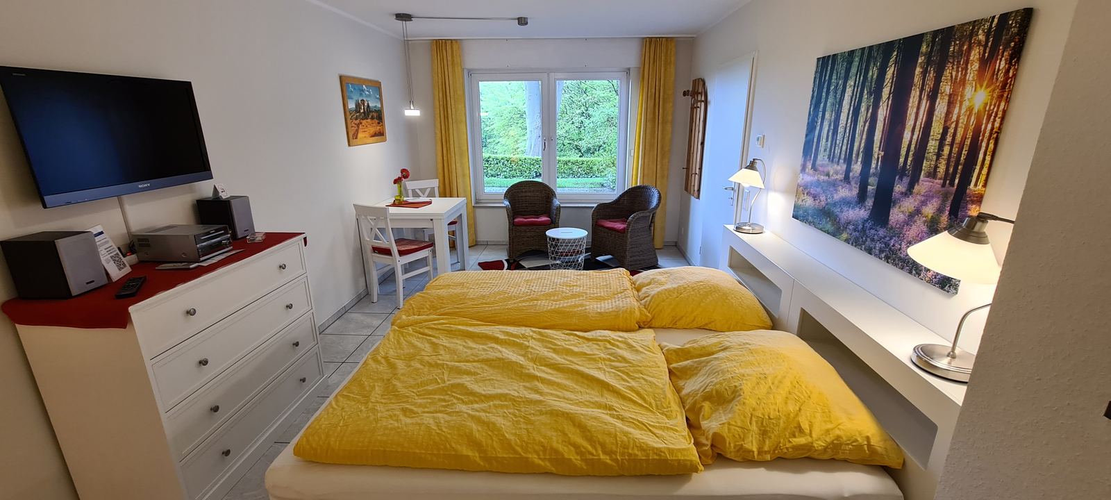 Wohnbereich im Appartement 2